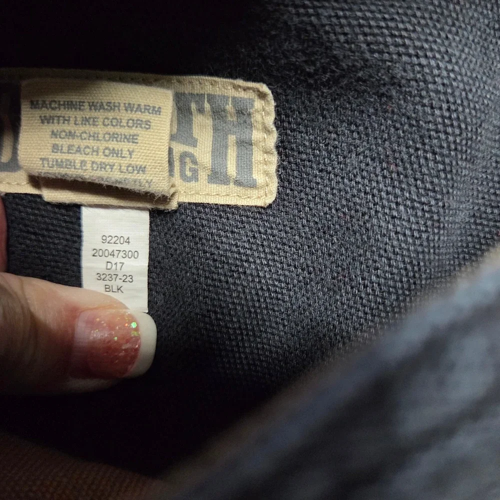 Duluth Trading Co Cargo Pants Mens 32x31 Black Good Fire Hose Workwear Canvas